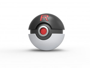 Team Rocket Ball Model Cetak 3D