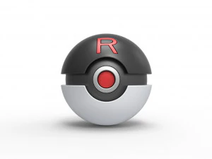 Team Rocket Ball 3D Print Model