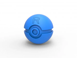 Team Rocket Ball 3D Print Model