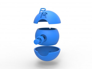 Team Rocket Ball Model Cetak 3D