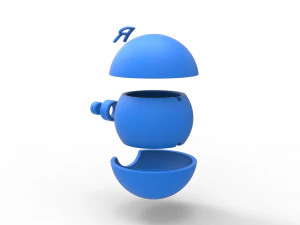 Team Rocket Ball 3D Print Model