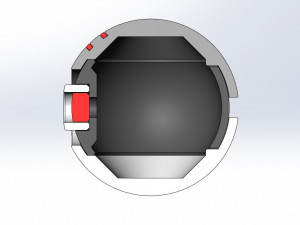 Team Rocket Ball Model Cetak 3D