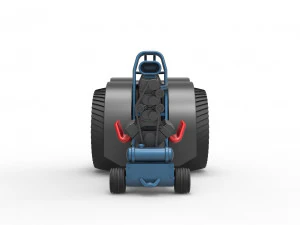 Fun short Super modified Pulling tractor Version 2 Scale 1 to 25 3D Print Model