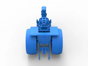 Fun short Super modified Pulling tractor Version 2 Scale 1 to 25 3D Print Model