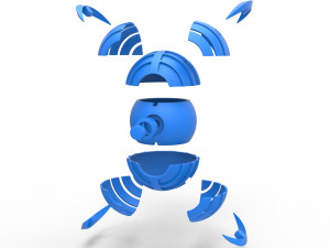Beast Ball 3D Baskı Modeli