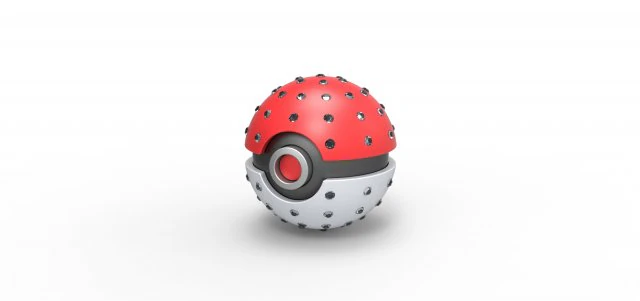 Diamond Ball 3D Print Model .c4d .max .obj .3ds .fbx .stl .blend