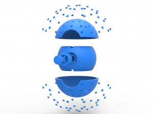Diamond Ball 3D Print Model