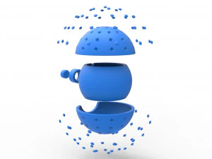 Diamond Ball 3D Print Model