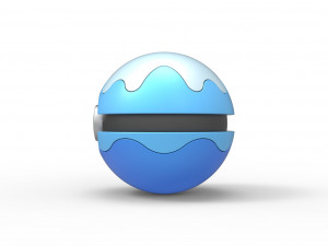 Dive Ball 3D Принт Модель