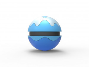 Dive Ball 3D Принт Модель