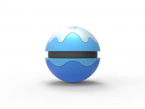 Dalış Topu 3D Baskı Modeli