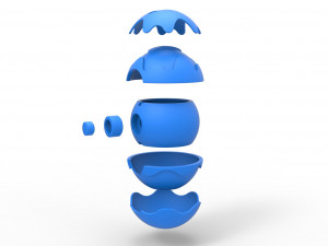 Dive Ball 3D Принт Модель