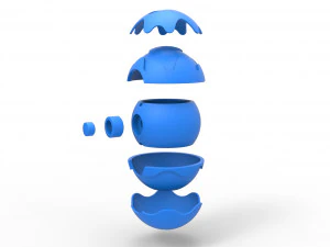 Dalış Topu 3D Baskı Modeli