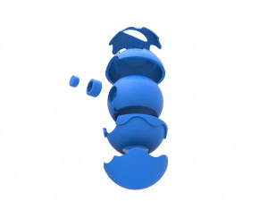 Dalış Topu 3D Baskı Modeli