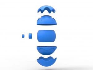 Dalış Topu 3D Baskı Modeli