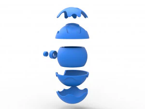 Dalış Topu 3D Baskı Modeli