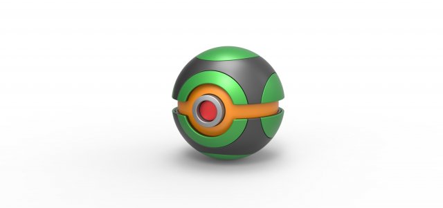 Dusk Ball 3D 打印模型 .c4d .max .obj .3ds .fbx .stl .blend