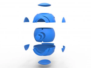 黄昏球 3D 打印模型
