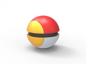 Fast Ball 3D Print Model