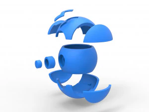 Fast Ball 3D Print Model