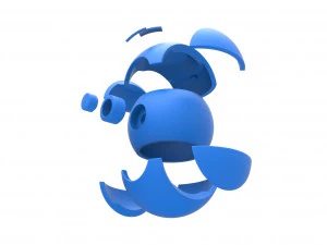 Fast Ball 3D Print Model