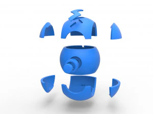 Fast Ball 3D Print Model