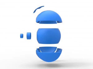 Fast Ball 3D Print Model