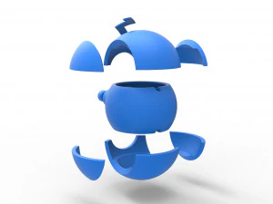 Fast Ball 3D Print Model
