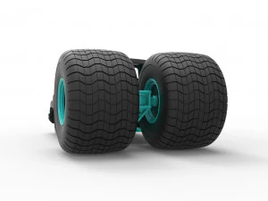 Concept dragster truck Scale 1 to 25 3D Print Model