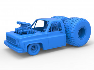 Concept dragster truck Scale 1 to 25 3D Print Model
