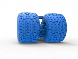 Concept dragster truck Scale 1 to 25 3D Print Model