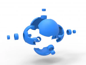 Bola irritante Modelo de Impressão 3D