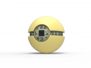 Pokelantis Ball 3D Print Model