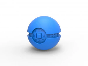 Pokelantis Ball 3D Print Model