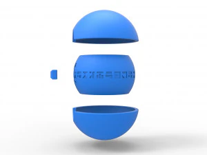 Pokelantis Ball 3D Print Model