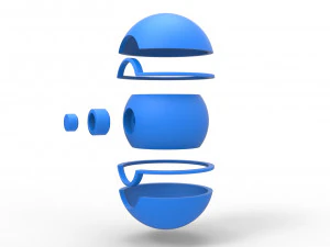 Strange Ball 3D Print Model