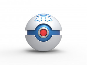 Team Aqua Ball Model Cetak 3D