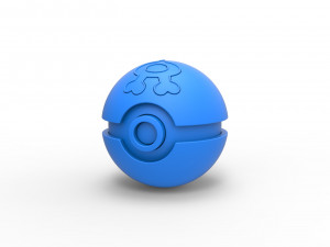 Team Aqua Ball Model Cetak 3D
