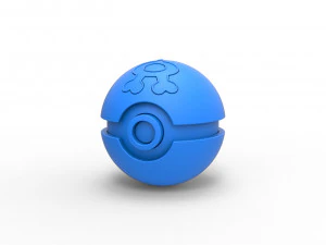 Ballon aquatique de l'&eacute;quipe Modèles 3D en vedette