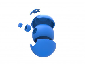 Team Aqua Ball Model Cetak 3D
