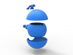 Team Aqua Ball Model Cetak 3D