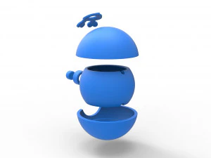 Ballon aquatique de l'&eacute;quipe Modèles 3D en vedette