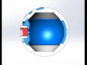 Ballon aquatique de l'&eacute;quipe Modèles 3D en vedette