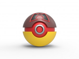 Team Magma Ball 3D-Druckmodell