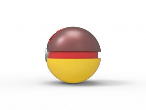 Team Magma Ball 3D-Druckmodell