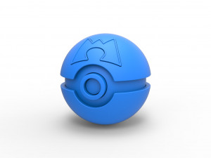 Team Magma Ball 3D-Druckmodell