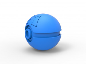 Team Magma Ball 3D-Druckmodell