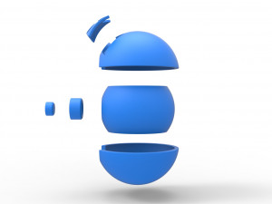 Team Magma Ball 3D-Druckmodell