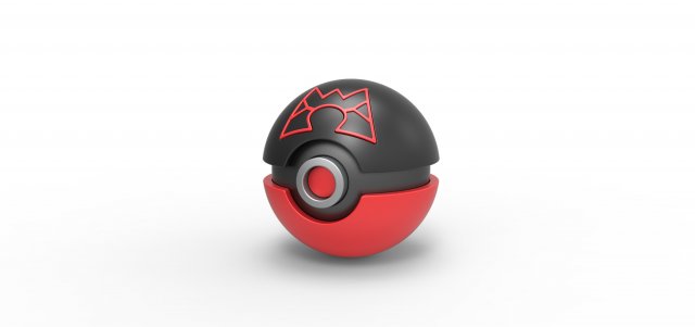 Team Magma Great Ball 3D प्रिंट मॉडल .c4d .max .obj .3ds .fbx .stl .blend 