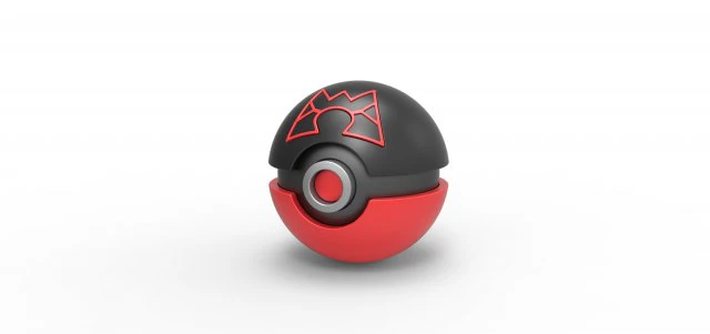Team Magma Great Ball 3D Print Model .c4d .max .obj .3ds .fbx .stl .blend 